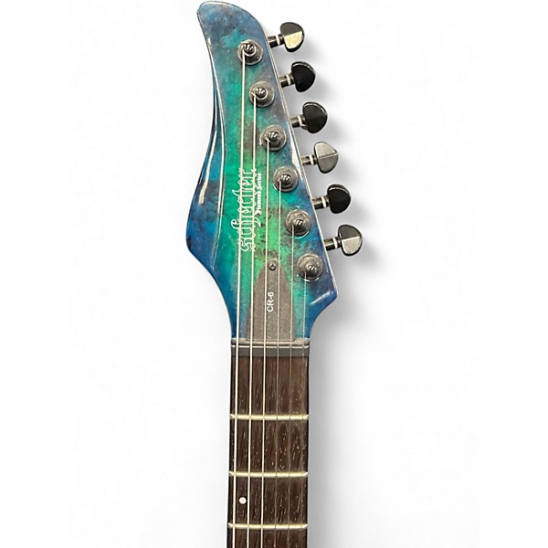 Used Schecter CR6 Emerald Green Solid Body Electric Guitar