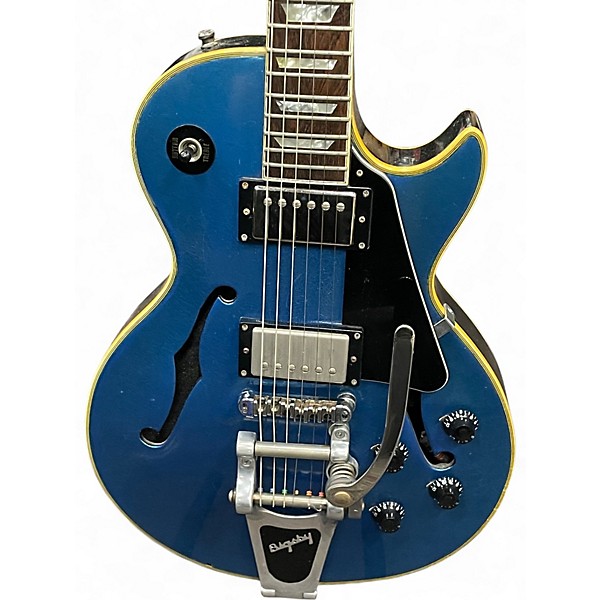 Used Epiphone Les Paul Blue Solid Body Electric Guitar