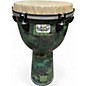 Used Remo 12in Apex Djembe green  Drum thumbnail