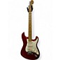 Used 2022 Fender American Standard Stratocaster Cherry Solid Body Electric Guitar thumbnail