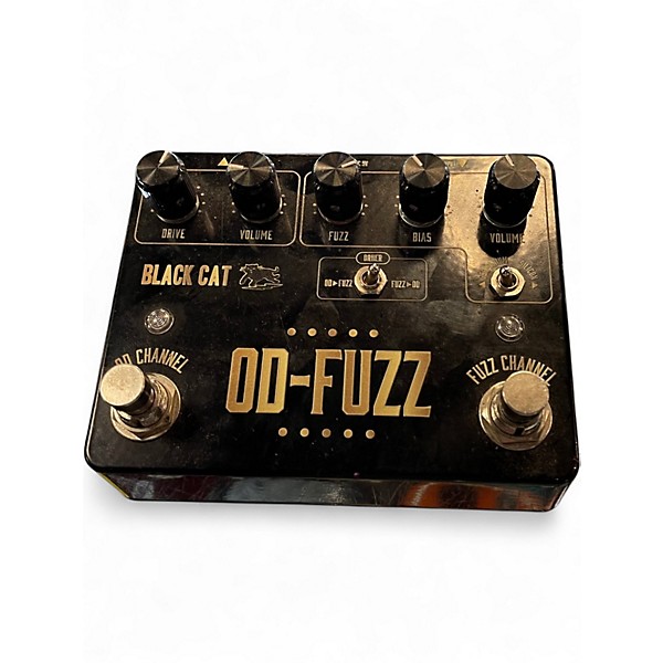 【レア】【ジャンク】Black Cat OD-Fuzz ギターエフェクター レア】【ジャンク】Black Cat OD-Fuzz ギターエフェクター Black