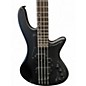 Used Schecter Guitar Research Stilleto Stealth Satin Black Electric Bass Guitar