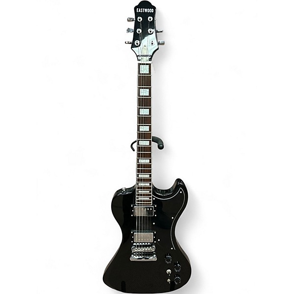 Used Eastwood RD Artist Black Solid Body Electric Guitar