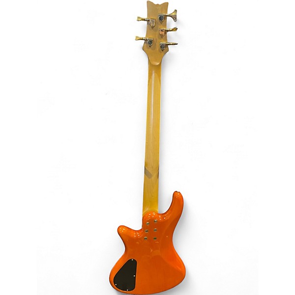 Used Schecter Guitar Research Diamond Series Elite Honeyburst Electric Bass Guitar