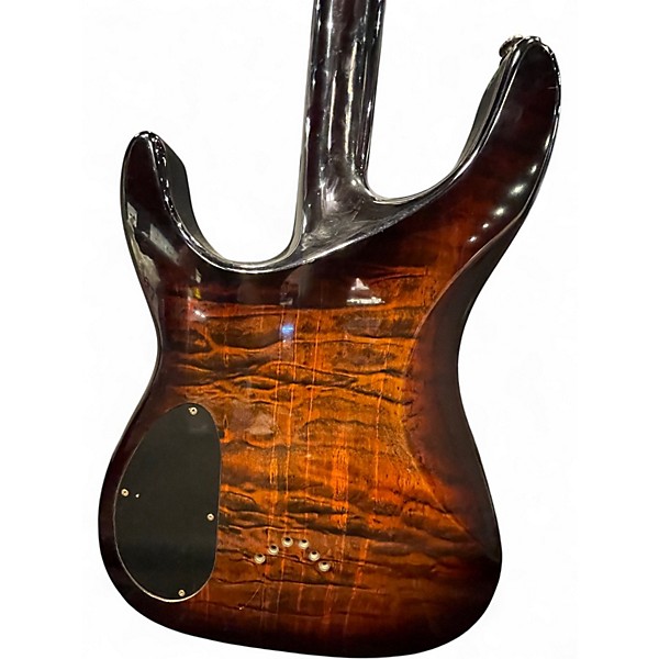 Used Dean Vendetta 4.0 TIger Eye tribal Solid Body Electric Guitar