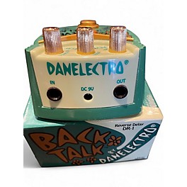 Used Danelectro Back Talk Reverse Delay Effect Pedal