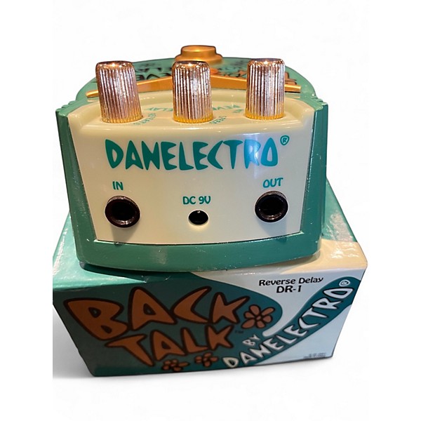 Used Danelectro Back Talk Reverse Delay Effect Pedal