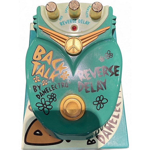 Used Danelectro Back Talk Reverse Delay Effect Pedal