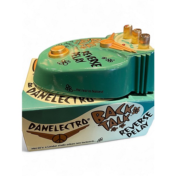 Used Danelectro Back Talk Reverse Delay Effect Pedal
