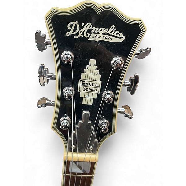 Used D'Angelico EXCEL DC Black Hollow Body Electric Guitar
