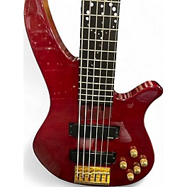 Used Yamaha rbx 6jm Ruby Electric Bass Guitar