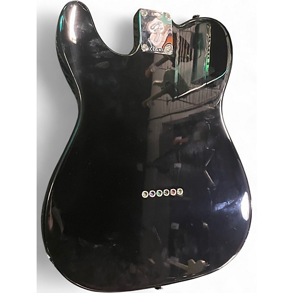 Used Fender Player Telecaster Black and White Solid Body Electric Guitar