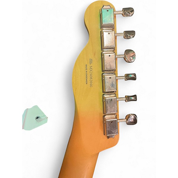 Used Fender Player Telecaster Black and White Solid Body Electric Guitar