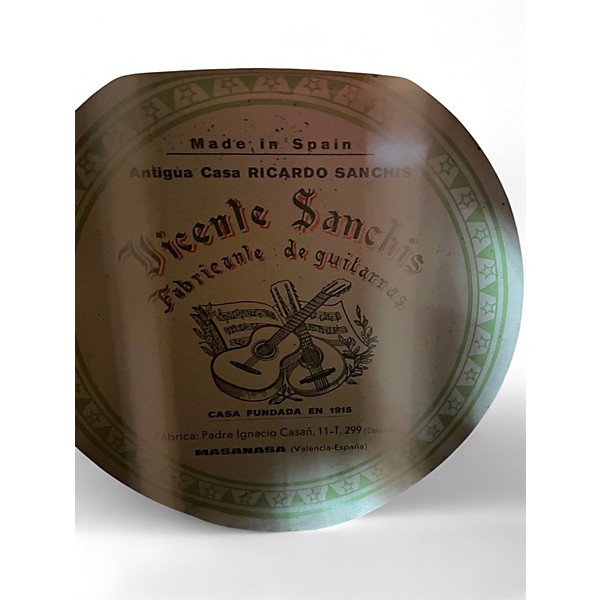 Used Vicente Sanchis 11T Natural Classical Acoustic Guitar