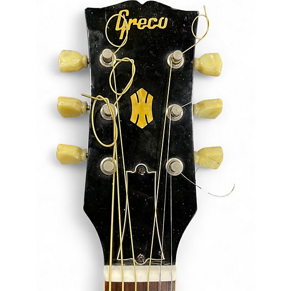 Vintage 1980s Greco  SA-64-70 2 Color Sunburst Hollow Body Electric Guitar