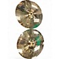 Used Wuhan Cymbals & Gongs 14in 457 HEAVY METAL HI HAT PAIR Cymbal