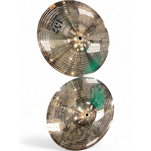 Used Wuhan Cymbals & Gongs 14in 457 HEAVY METAL HI HAT PAIR Cymbal