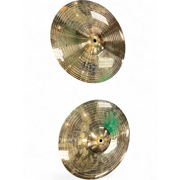 Used Wuhan Cymbals & Gongs 14in 457 HEAVY METAL HI HAT PAIR Cymbal