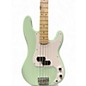 Used Squier Precision Bass Surf Green Electric Bass Guitar