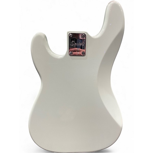 Used Squier Precision Bass Surf Green Electric Bass Guitar