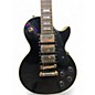 Used 2005 Epiphone Les Paul Black Beauty 3 Black Solid Body Electric Guitar