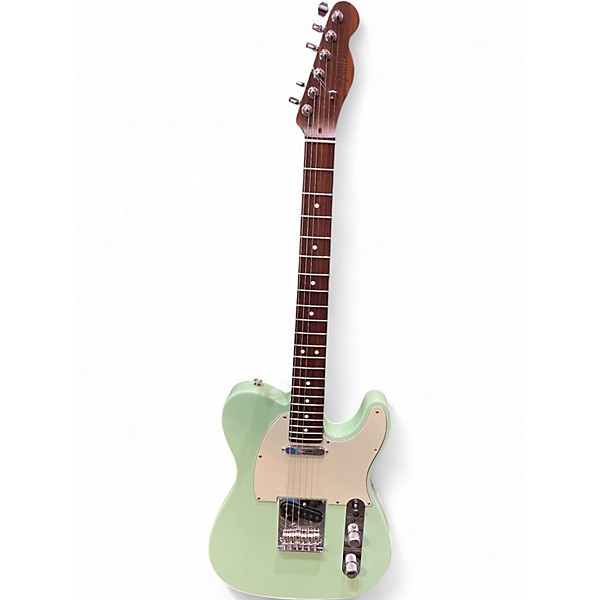 Used Fender GCFSR TELECASTER Surf Green Solid Body Electric Guitar