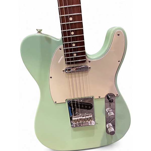 Used Fender GCFSR TELECASTER Surf Green Solid Body Electric Guitar