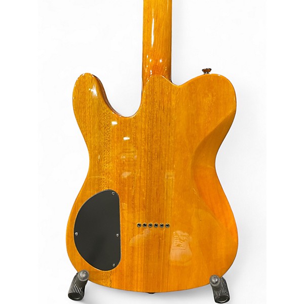 Used Fender Special Edition Custom Telecaster FMT HH Amber Solid Body Electric Guitar