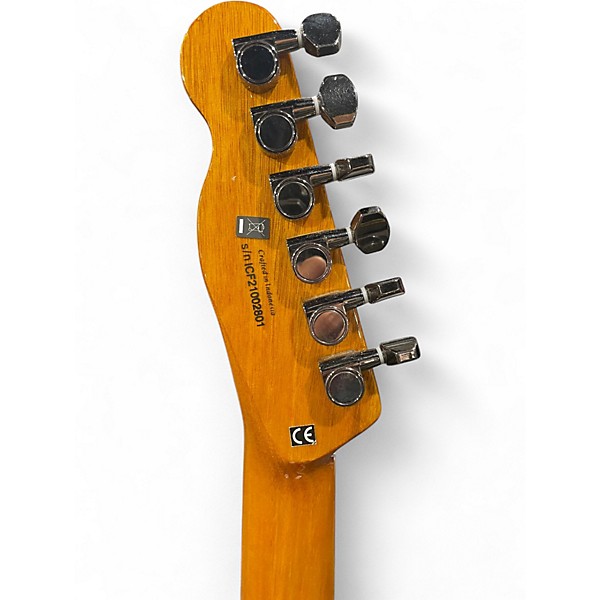 Used Fender Special Edition Custom Telecaster FMT HH Amber Solid Body Electric Guitar