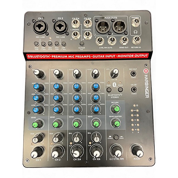 Used Harbinger LV8 Unpowered Mixer