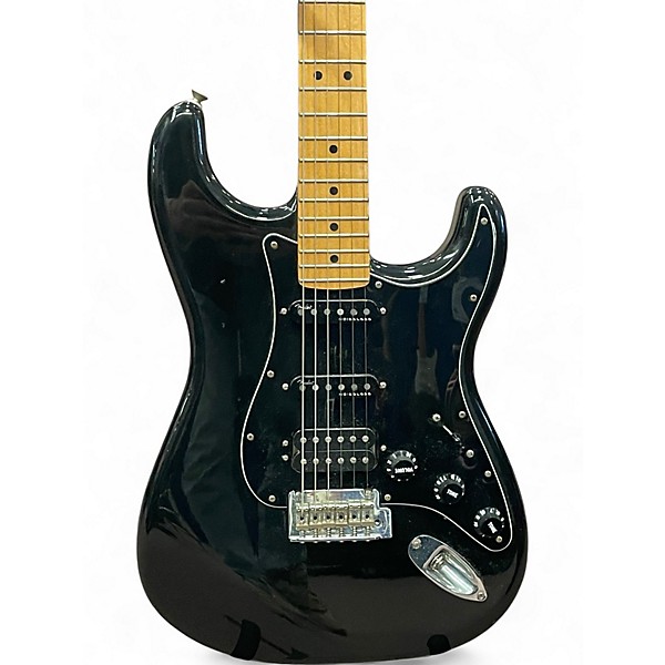 Used Fender Player Stratocaster Black Solid Body Electric Guitar