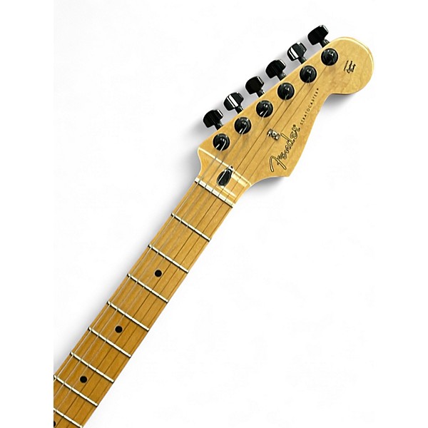 Used Fender Player Stratocaster Black Solid Body Electric Guitar