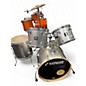 Used SONOR 5 Piece force 1001 Metallic Silver Drum Kit thumbnail