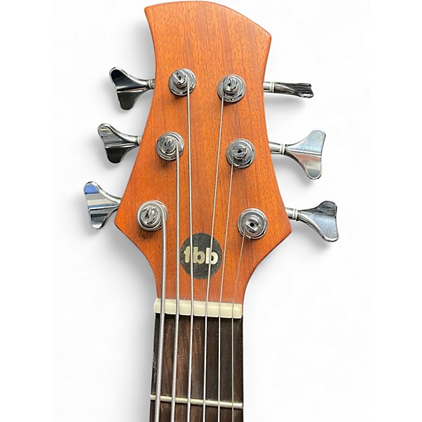 Used Fbb 6 STRING BUBINGA Electric Bass Guitar
