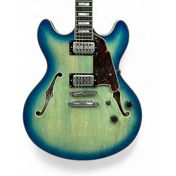 Used D'Angelico DAPDCXTBBCS Blue Burst Solid Body Electric Guitar