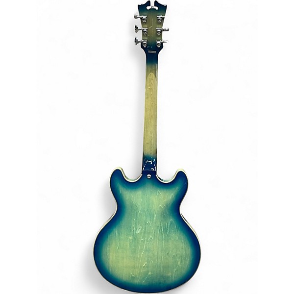 Used D'Angelico DAPDCXTBBCS Blue Burst Solid Body Electric Guitar