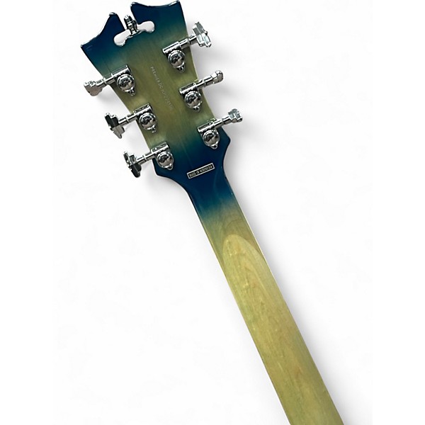 Used D'Angelico DAPDCXTBBCS Blue Burst Solid Body Electric Guitar