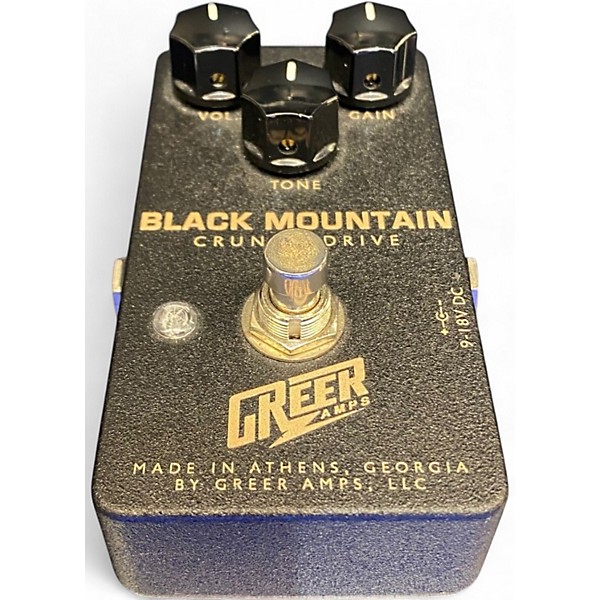 Used 2020s Greer Amplification Black Mountain Crunch Drive Effect Pedal