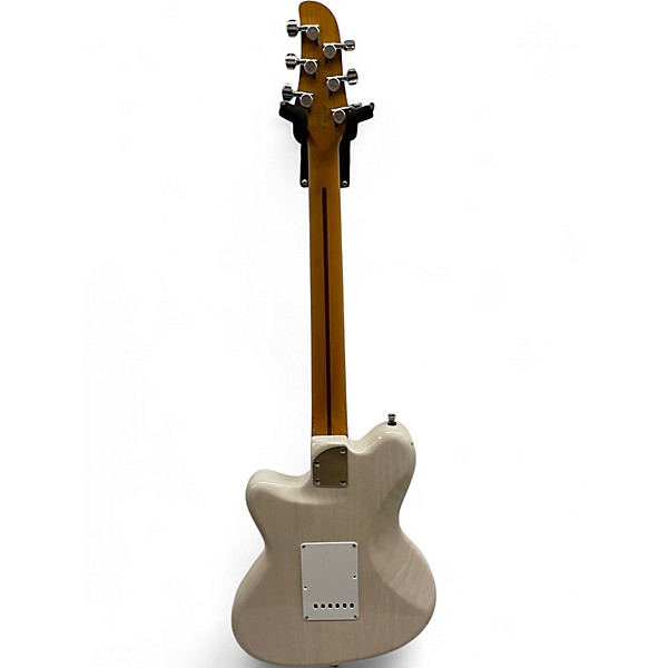 Used 2016 Ibanez Talman Prestige TM1730AHM Antique White Blonde Solid Body Electric Guitar