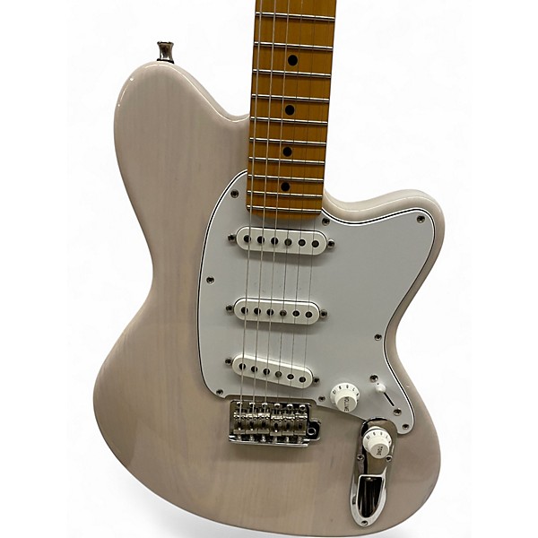 Used 2016 Ibanez Talman Prestige TM1730AHM Antique White Blonde Solid Body Electric Guitar