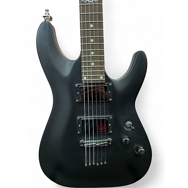 Used Schecter Guitar Research C-1 SGR Black Solid Body Electric Guitar