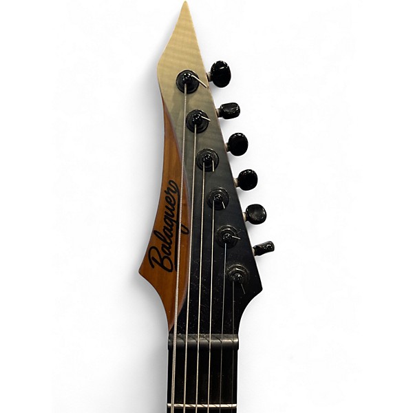 Used 2020 Balaguer Select Custom Diablo THE VOID FADE Solid Body Electric Guitar