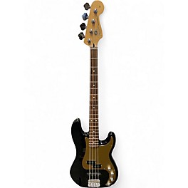 Used Fender Deluxe PJ Bass Black and Gold Electric Bass Guitar