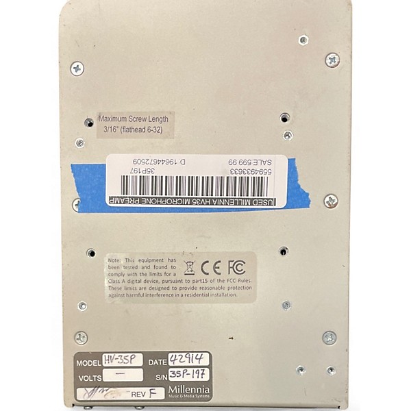 Used Millennia HV35 Microphone Preamp