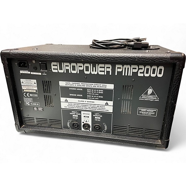 Used Behringer Europower PMP200 Powered Mixer