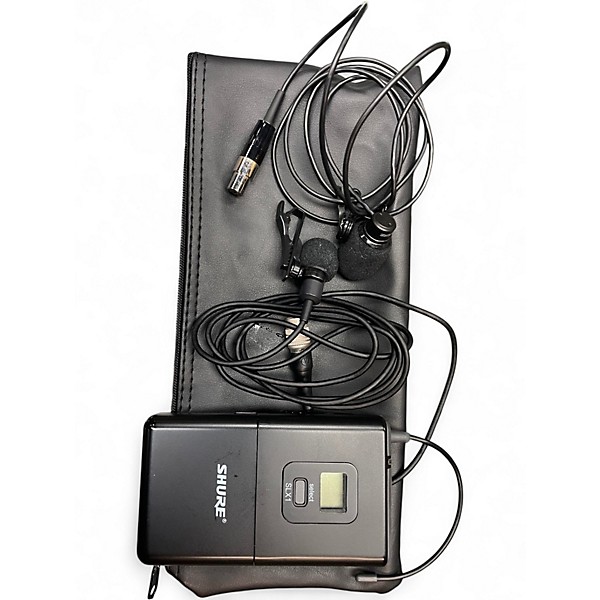 Used Shure SLX14 Receiver and Bodypack Headset Wireless System
