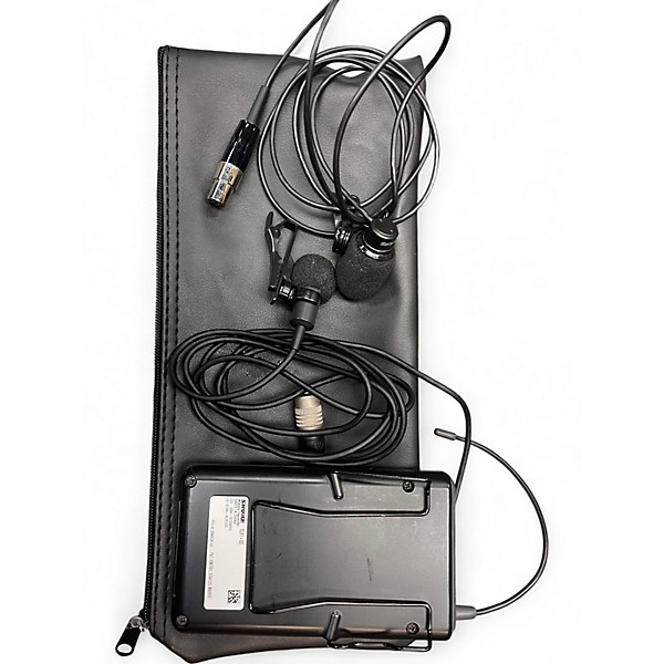 Used Shure SLX14 Receiver and Bodypack Headset Wireless System