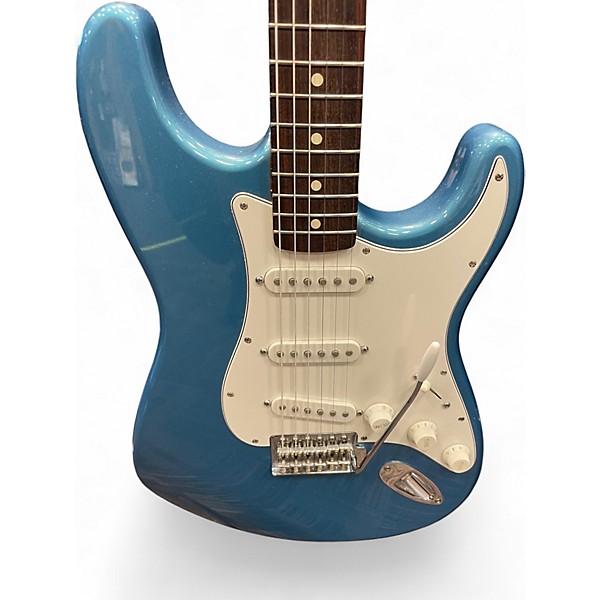 Used Fender Standard Stratocaster Metallic Aqua Marine Solid Body Electric Guitar