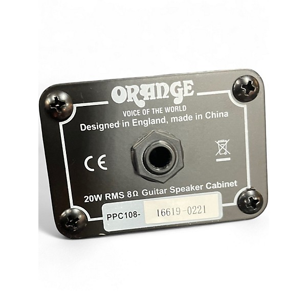 Used Orange Amplifiers PPC108 Micro Terror 1X8 Guitar Cabinet