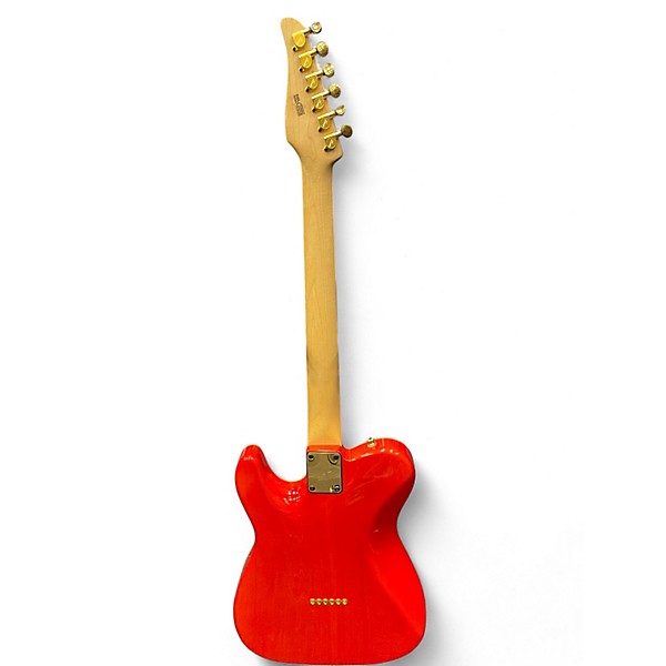 Used Tom Anderson Hollow T Classic Contoured 6120 Orange Hollow Body Electric Guitar